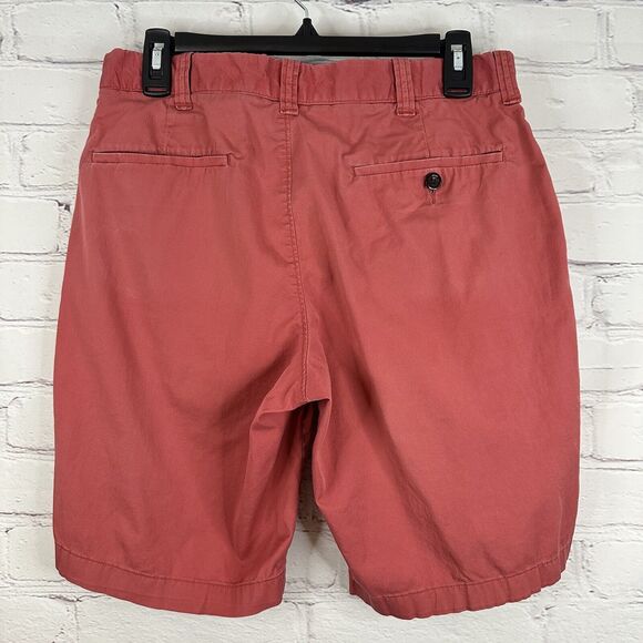 J. Crew Men’s 32 Shorts Red Stretch Chino Twill Preppy Nautical Inseam 10 - Picture 6 of 6